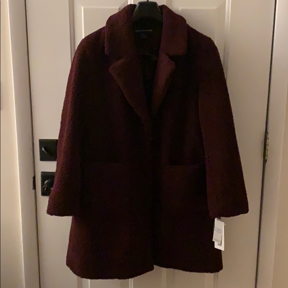 NWT!!! French Connection Vegan Fur Coat